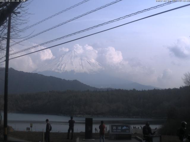 西湖からの富士山