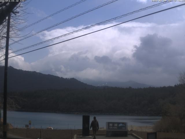 西湖からの富士山