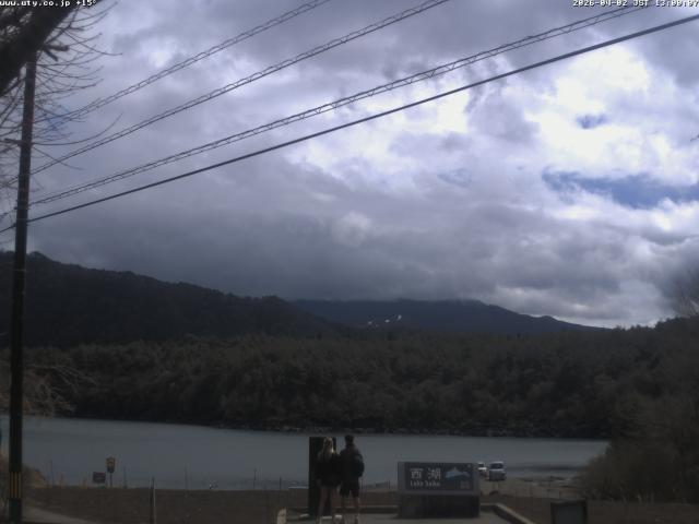 西湖からの富士山