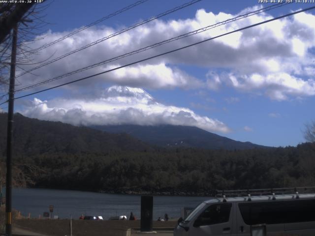 西湖からの富士山