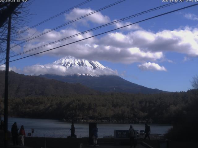 西湖からの富士山