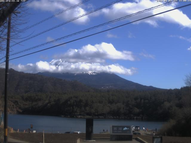 西湖からの富士山