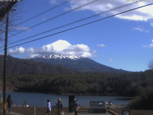 西湖からの富士山