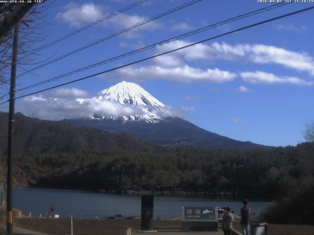西湖からの富士山
