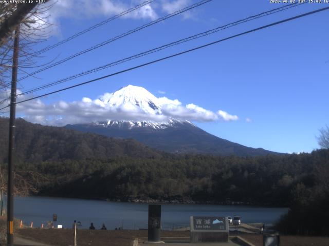 西湖からの富士山