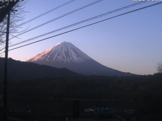 西湖からの富士山