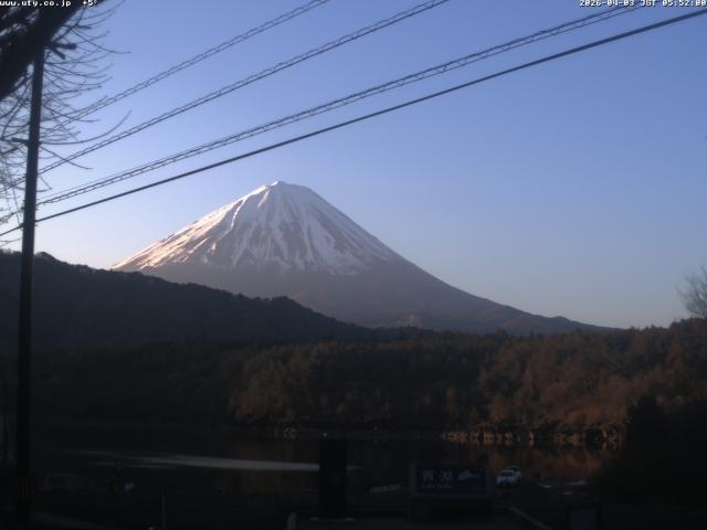 西湖からの富士山