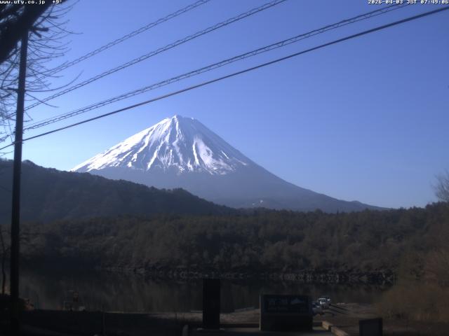 西湖からの富士山