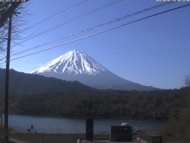 西湖からの富士山