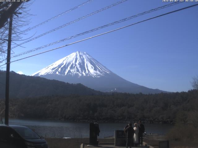 西湖からの富士山