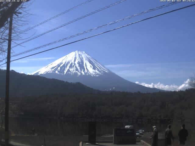 西湖からの富士山