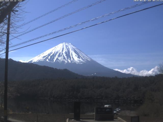 西湖からの富士山