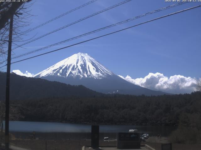西湖からの富士山