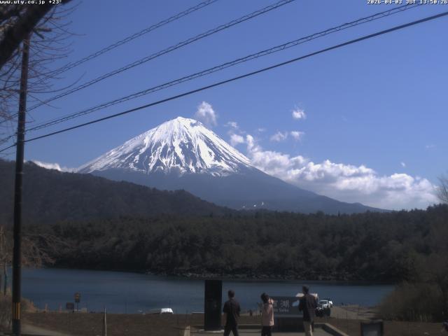 西湖からの富士山