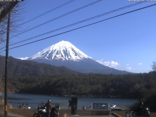 西湖からの富士山