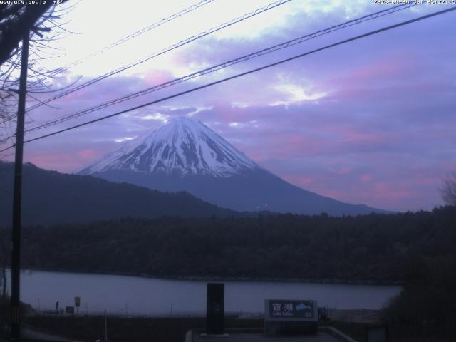 西湖からの富士山