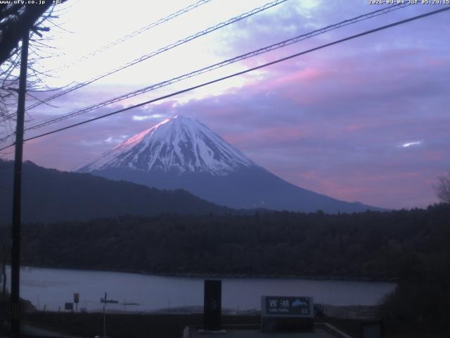 西湖からの富士山