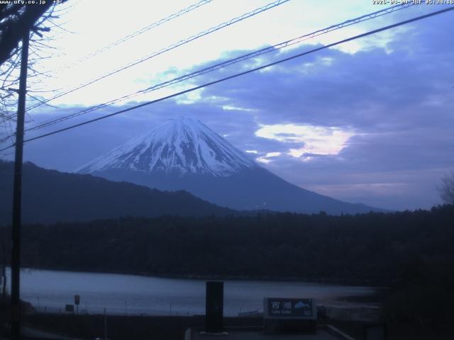 西湖からの富士山