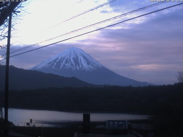 西湖からの富士山