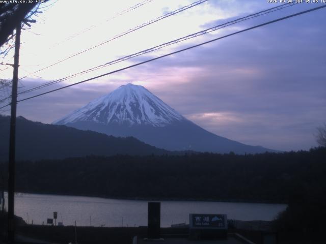 西湖からの富士山