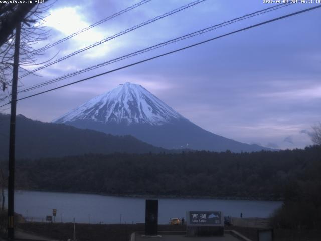 西湖からの富士山