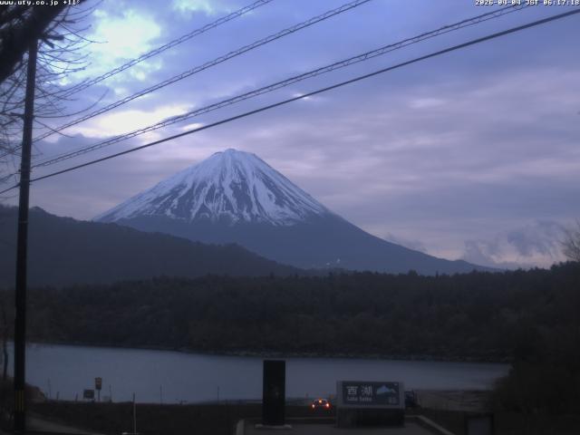 西湖からの富士山