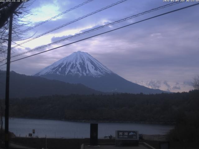 西湖からの富士山