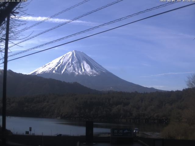 西湖からの富士山