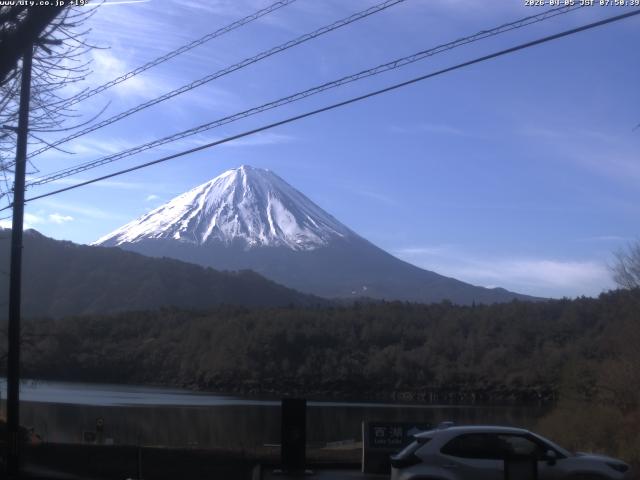西湖からの富士山