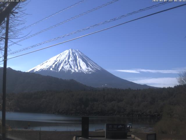 西湖からの富士山