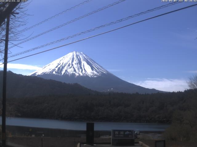 西湖からの富士山