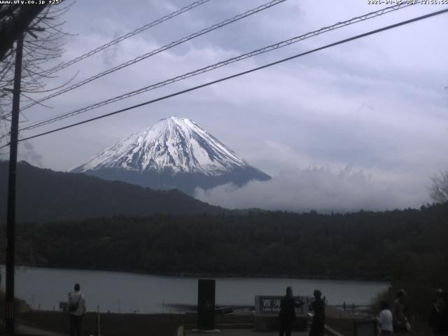 西湖からの富士山