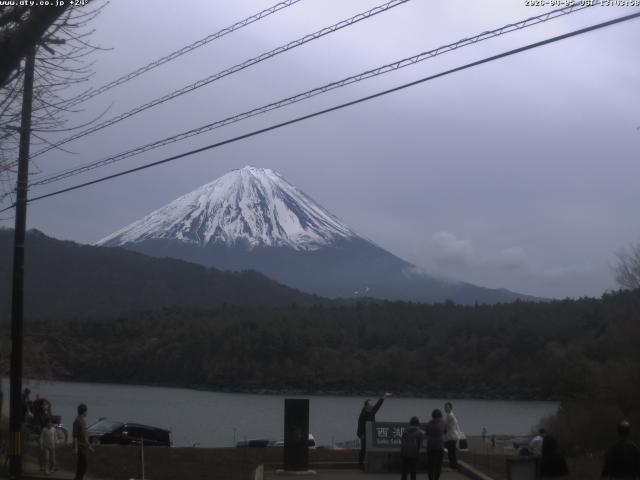 西湖からの富士山