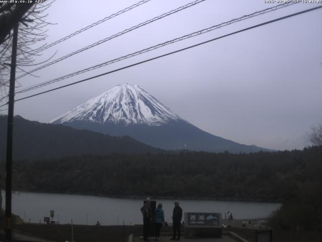 西湖からの富士山