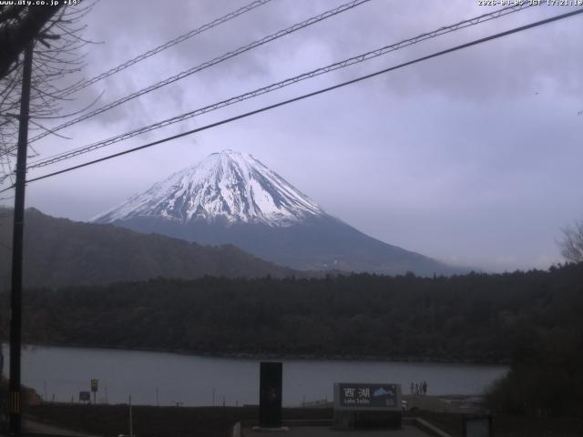西湖からの富士山