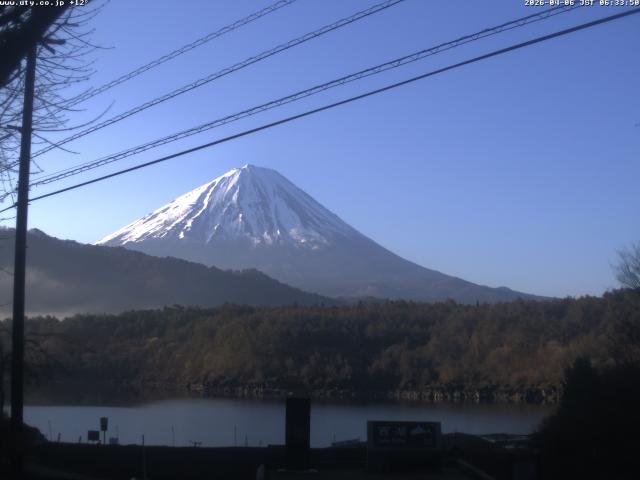 西湖からの富士山