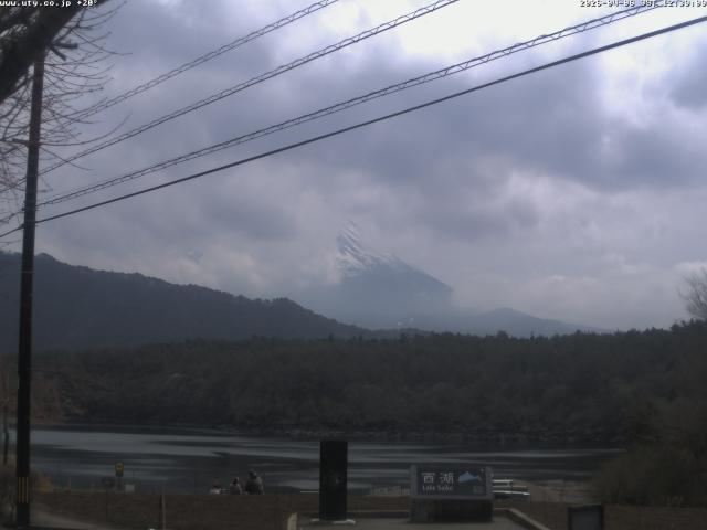 西湖からの富士山