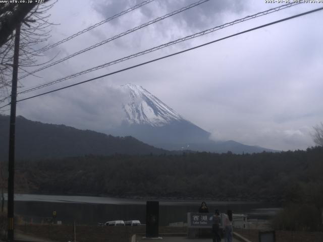 西湖からの富士山