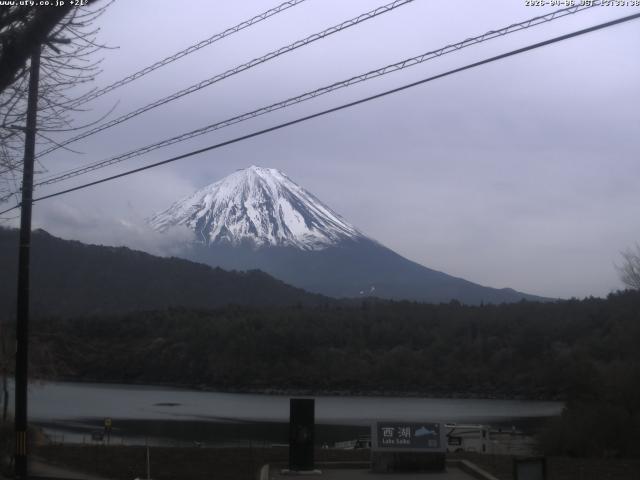西湖からの富士山
