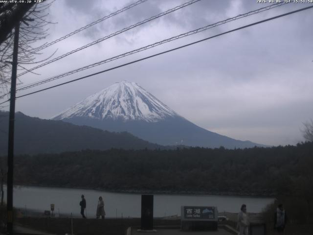西湖からの富士山
