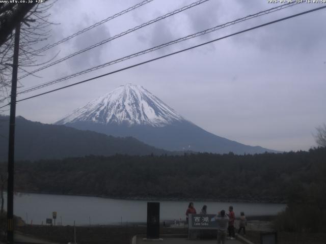 西湖からの富士山