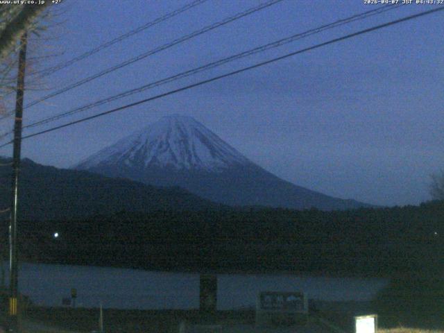 西湖からの富士山