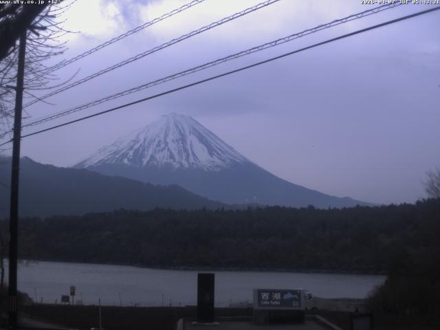 西湖からの富士山