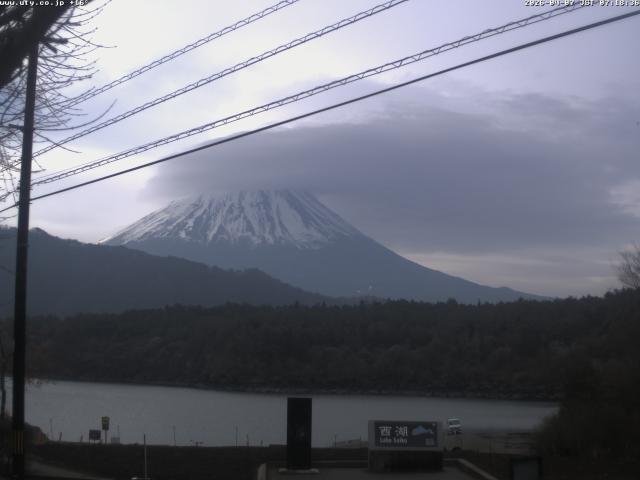 西湖からの富士山