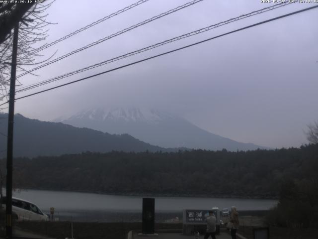 西湖からの富士山