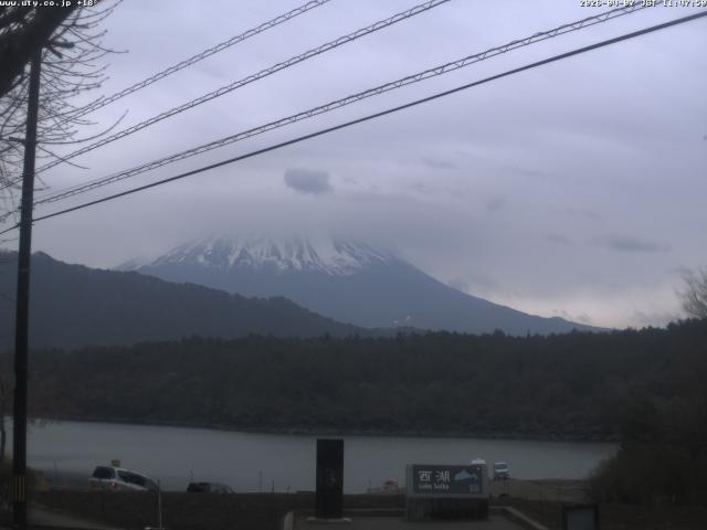 西湖からの富士山