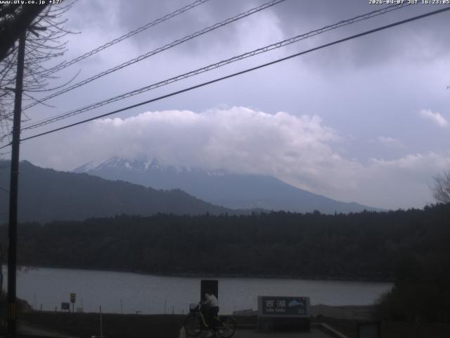 西湖からの富士山