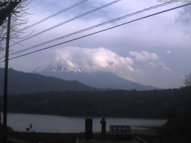 西湖からの富士山