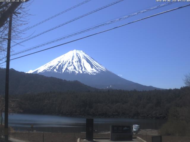 西湖からの富士山
