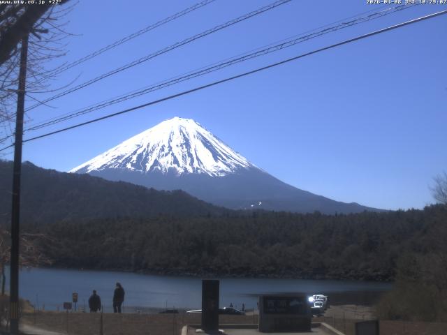 西湖からの富士山